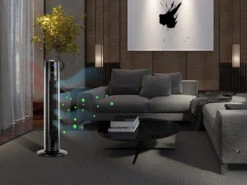 Sichler Turm-Lüfter-Ventilator:Turmventilator, Ionisator, WLAN & App, Siri, Versandrückläufer -Shop Für Smart-Home-Produkte nx6463 7