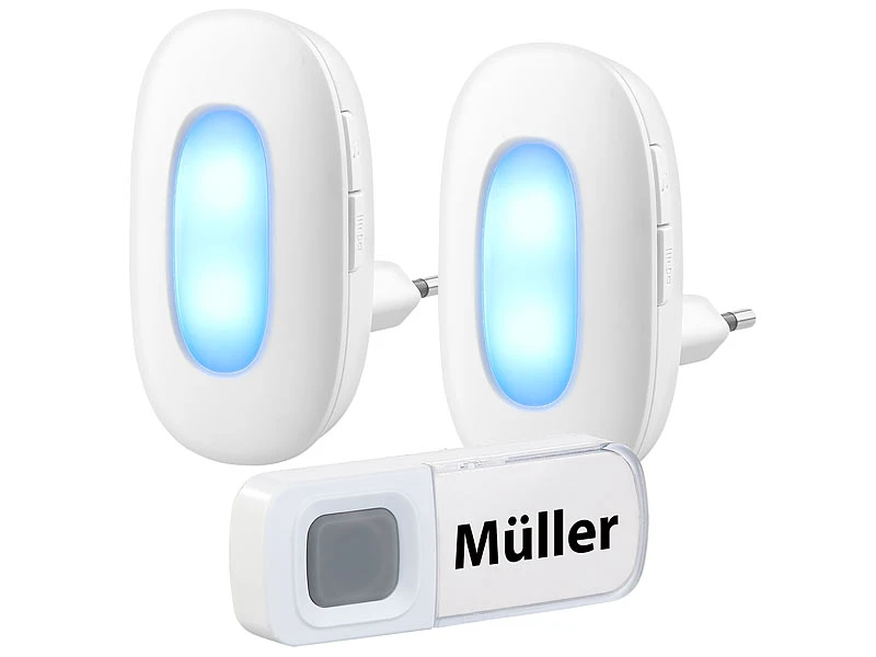 CASAcontrol Lichtklingel Funk:Steckdosen-Funk-Klingel Mit Optischem Signal & Zweitem Empfänger, IP54 2 CASAcontrol Lichtklingel Funk:Steckdosen-Funk-Klingel Mit Optischem Signal & Zweitem Empfänger, IP54 – Bild 2