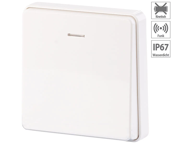 CASAcontrol Funktaster Mit Empfänger:Kinetischer Funk-Taster (groß) Für Empfänger-Serie KFS-150, IP67 1 CASAcontrol Funktaster Mit Empfänger:Kinetischer Funk-Taster (groß) Für Empfänger-Serie KFS-150, IP67