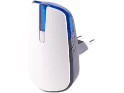 CASAcontrol Türklingel:Steckdosen-Funkklingel Mit Kinetischem Funk-Taster, Licht & Ton -Shop Für Smart-Home-Produkte nx7782 0