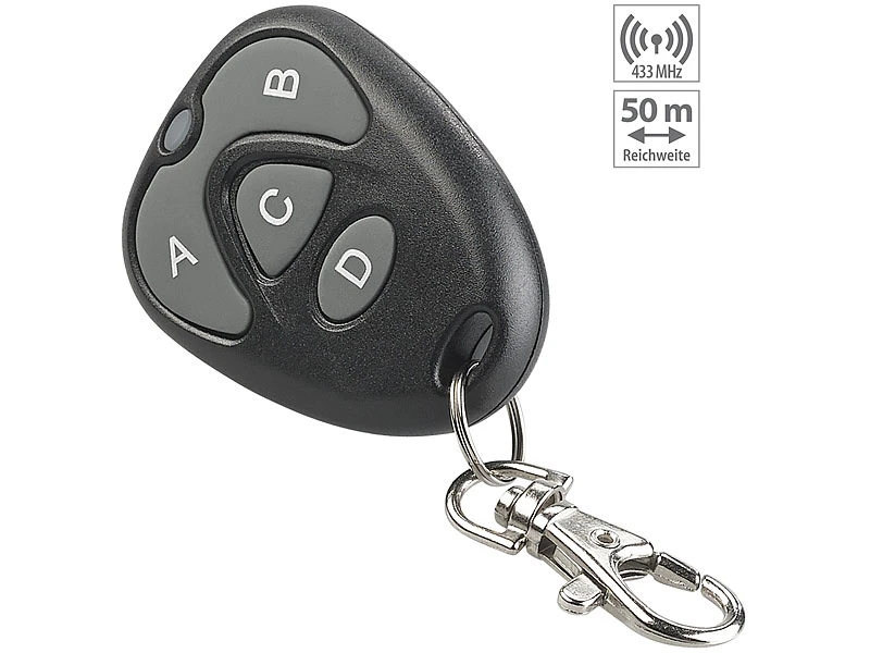 AGT Garagentorsender:Lernfähiger Universal-Funk-Handsender, 433,92 MHz, Für Garagentor Uvm. 1 AGT Garagentorsender:Lernfähiger Universal-Funk-Handsender, 433,92 MHz, Für Garagentor Uvm.