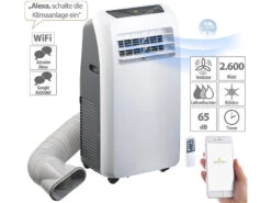 Sichler Klimaanlage App:Mobile Klimaanlage, 9.000 BTU/h, 2.600 Watt (Versandrückläufer)