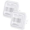 Revolt Lichtsensor:2er-Set Automatische Lichtschalter Mit PIR-Bewegungsmelder