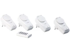 Revolt Funkschalter Außen:4er-Set Außen-Funksteckdosen, Fernbedienung, IP44, Bis 5 A, 1.150 Watt -Shop Für Smart-Home-Produkte px2352 7