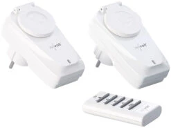 Revolt Funksteckdose Außen:2er-Set Outdoor-Funksteckdosen Mit Fernbedienung, IP44, Bis 3.680 Watt -Shop Für Smart-Home-Produkte px2355 0
