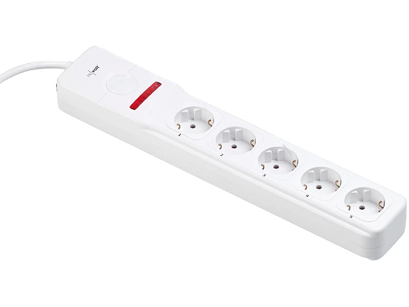 Revolt Funksteckdosenleiste:5-fach-Funk-Steckdosenleiste, Einzeln Schaltbar, Fernbedienung, 2300 W 3 Revolt Funksteckdosenleiste:5-fach-Funk-Steckdosenleiste, Einzeln Schaltbar, Fernbedienung, 2300 W – Bild 3