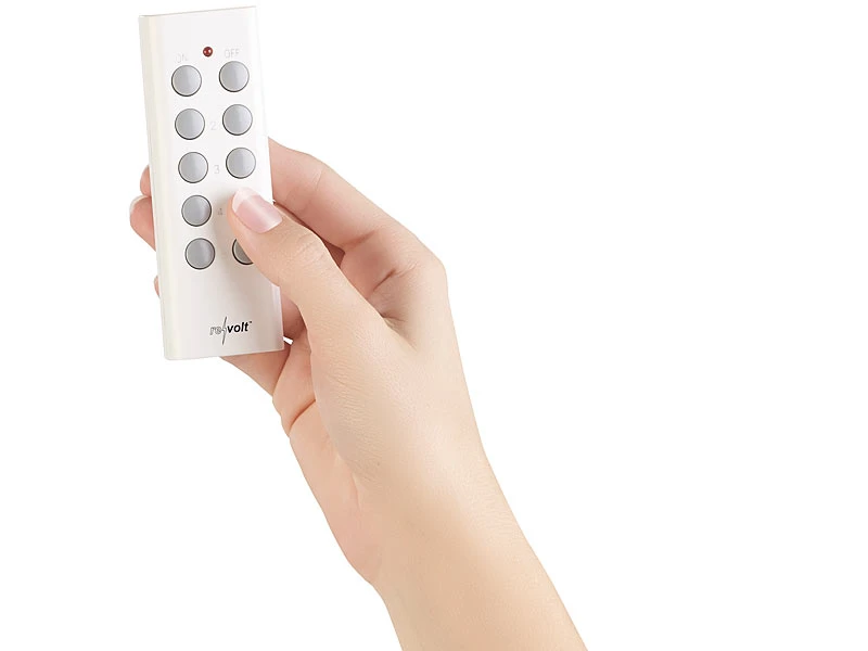 Revolt Funksteckdosenleiste:5-fach-Funk-Steckdosenleiste, Einzeln Schaltbar, Fernbedienung, 2300 W 6 Revolt Funksteckdosenleiste:5-fach-Funk-Steckdosenleiste, Einzeln Schaltbar, Fernbedienung, 2300 W – Bild 6