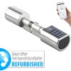 VisorTech Automatisches Türschloss:Elektronischer Tür-Schließzylinder Mit Zahlencode (Versandrückläufer)