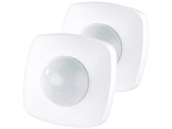 Revolt Präsenzmelder:2er-Set Automatische Lichtschalter Mit PIR-Präsenz-Sensor