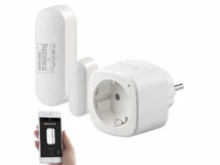 Luminea Home Control Fensteralarm:Smarte Steuerung Für Abluft, Heizung, Licht, WLAN-Sensor & -Steckdose -Shop Für Smart-Home-Produkte zx1867 10