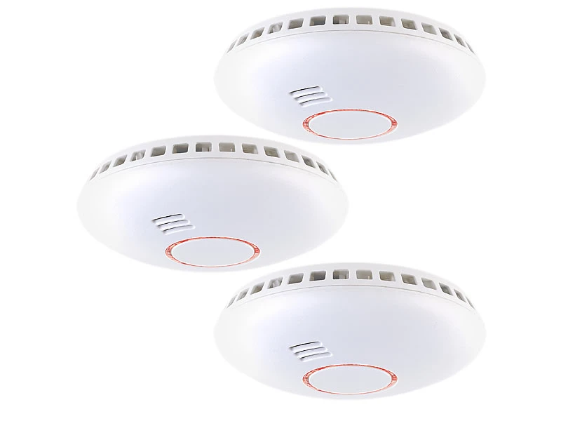 VisorTech Hitzemelder:Vernetzbarer Funk-Hitze- Und Rauchwarnmelder RWM-460.f, 85 DB, 3er-Set 2 VisorTech Hitzemelder:Vernetzbarer Funk-Hitze- Und Rauchwarnmelder RWM-460.f, 85 DB, 3er-Set – Bild 2