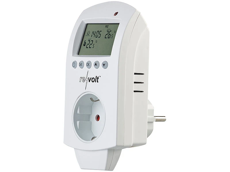 Revolt Frostwächter Steckdose:Digitales Steckdosen-Thermostat Für Heiz- & Klimageräte, 3.680 Watt 6 Revolt Frostwächter Steckdose:Digitales Steckdosen-Thermostat Für Heiz- & Klimageräte, 3.680 Watt – Bild 6