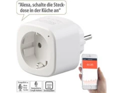 Luminea Home Control 3er-Set WLAN-Steckdosen Mit Energiekostenmesser, App & Sprachsteuerung -Shop Für Smart-Home-Produkte zx2820 40 1