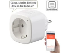 Luminea Home Control 3er-Set WLAN-Steckdosen Mit Energiekostenmesser, App & Sprachsteuerung -Shop Für Smart-Home-Produkte zx2820 42