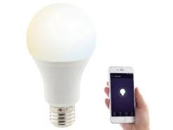 Luminea Home Control WLAN-Birnen Alexa:WLAN-LED-Lampe, Für Alexa, Siri & Google Assistant, Versandrückläufer -Shop Für Smart-Home-Produkte zx2831 9