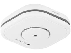 VisorTech CO Melder Vernetzbar:Vernetzbarer Funk-Kohlenmonoxidmelder Für Warnsystem WMS-250, Bis 100m