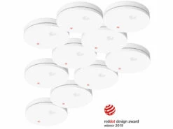 VisorTech Rauchmelder 10 Jahre VdS:Fotoelektrischer Rauchwarnmelder, 10-J.-Batterie, VDS, 10er-Set -Shop Für Smart-Home-Produkte zx2945 5