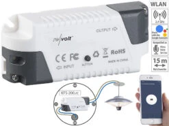 Revolt Smart-Switch Alexa:3er-Set Funk-Empfänger KFS-200.rc, Amazon Alexa & Google Assistant -Shop Für Smart-Home-Produkte zx2958 13 1