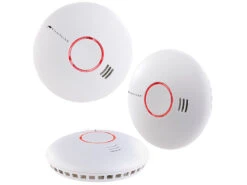 VisorTech Rauchmelder WLAN:3er-Set WLAN-Rauch- & Hitzemelder Mit Weltweiter App-Benachrichtigung -Shop Für Smart-Home-Produkte zx2962 0