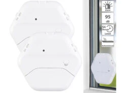 VisorTech Fensteralarme:4er-Set Extradünne Glasbruchmelder, 2 Stufen, 95 DB, 54 Monate 14 VisorTech Fensteralarme:4er-Set Extradünne Glasbruchmelder, 2 Stufen, 95 DB, 54 Monate -Shop Für Smart-Home-Produkte zx2966 8 2