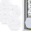 VisorTech Fensteralarme:4er-Set Extradünne Glasbruchmelder, 2 Stufen, 95 DB, 54 Monate