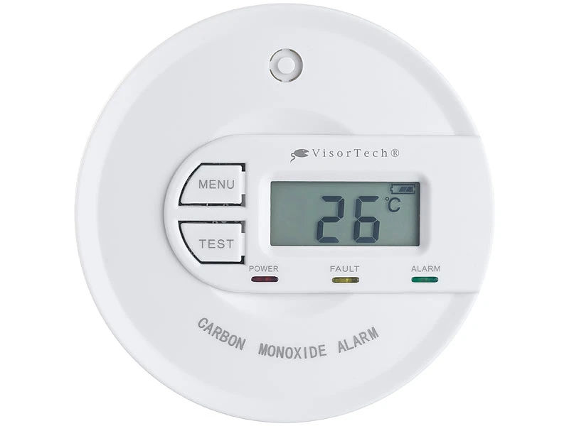 VisorTech CO Melder:Kohlenmonoxid-Melder Mit 10-Jahres-Sensor & Display, 85 DB, EN 50291 3 VisorTech CO Melder:Kohlenmonoxid-Melder Mit 10-Jahres-Sensor & Display, 85 DB, EN 50291 – Bild 3