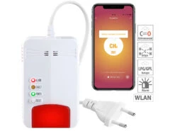 VisorTech Elesion Gasmelder:2er-Set Multi-Gasmelder Für Haushaltsübliche Gase, Mit WLAN & App -Shop Für Smart-Home-Produkte zx2975 11 1