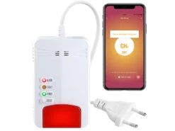 VisorTech Elesion Gasmelder:2er-Set Multi-Gasmelder Für Haushaltsübliche Gase, Mit WLAN & App -Shop Für Smart-Home-Produkte zx2975 4 1