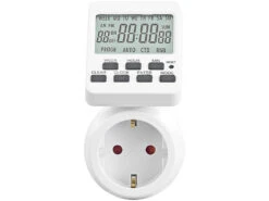 Revolt Steckdose Mit Timer:2er-Set Digitale Zeitschaltuhren Mit 180° Rotierbarem LCD-Display -Shop Für Smart-Home-Produkte zx3032 1 1