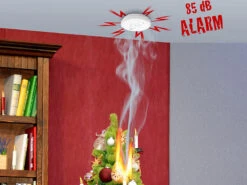 VisorTech Rauchmelder:10er-Set Fotoelektrische Rauchwarnmelder, 10-J.-Batterie, 85 DB, VdS -Shop Für Smart-Home-Produkte zx3065 11 1