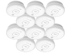 VisorTech Rauchmelder:10er-Set Fotoelektrische Rauchwarnmelder, 10-J.-Batterie, 85 DB, VdS -Shop Für Smart-Home-Produkte zx3067 1