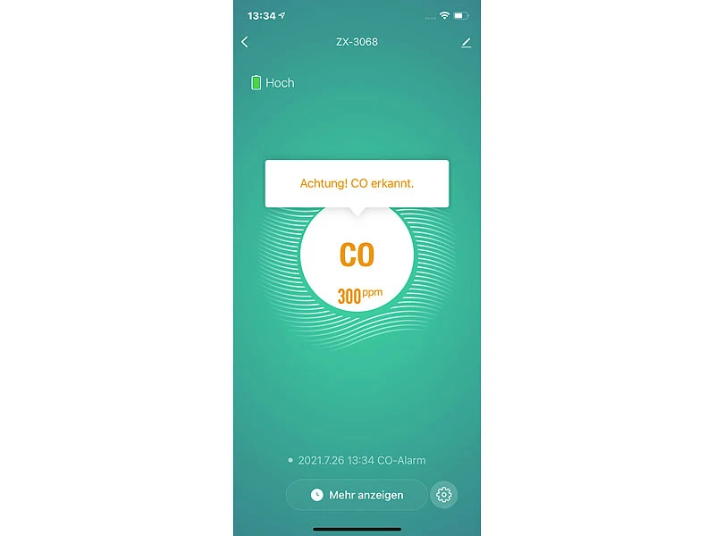 VisorTech Kohlenmonoxid Detektor:2er-Set WLAN-Kohlenmonoxid-Melder, LCD-Display, App, 85 DB 15 VisorTech Kohlenmonoxid Detektor:2er-Set WLAN-Kohlenmonoxid-Melder, LCD-Display, App, 85 DB – Bild 15