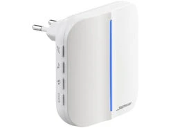 Somikon WLAN Türklingel:2 WLAN-Steckdosen-Empfänger, Kinetischer Klingelknopf, App, 100m, 80dB -Shop Für Smart-Home-Produkte zx5003 0 1