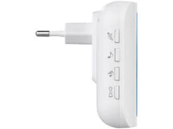 Somikon WLAN Türklingel:2 WLAN-Steckdosen-Empfänger, Kinetischer Klingelknopf, App, 100m, 80dB -Shop Für Smart-Home-Produkte zx5003 2 1