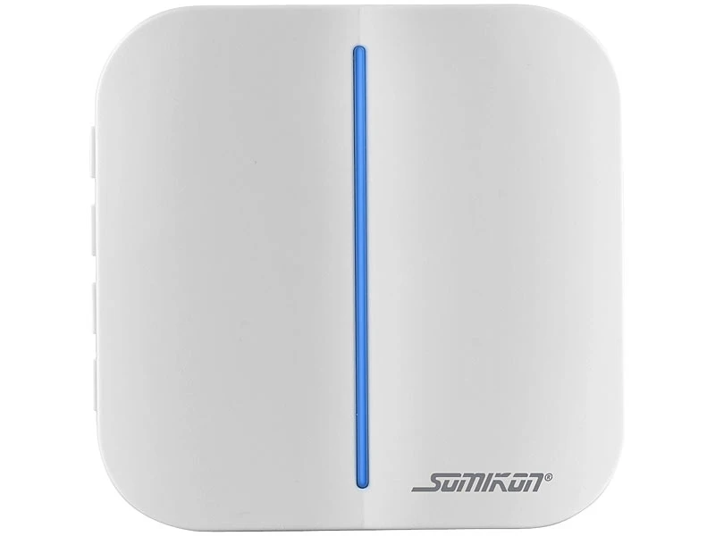 Somikon Klingel:WLAN-Steckdosen-Empfänger & Kinetischer Klingelknopf, App, 100m, 80dB 15 Somikon Klingel:WLAN-Steckdosen-Empfänger & Kinetischer Klingelknopf, App, 100m, 80dB – Bild 15