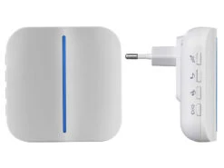 Somikon WLAN Türklingel:2 WLAN-Steckdosen-Empfänger, Kinetischer Klingelknopf, App, 100m, 80dB -Shop Für Smart-Home-Produkte zx5003 7 1