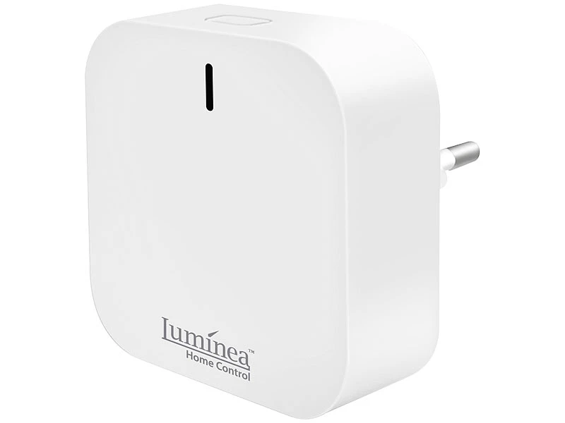 Luminea Home Control Gateway WiFi:WLAN-Gateway Mit Bluetooth-Mesh Für Smart-Home Versandrückläufer 2 Luminea Home Control Gateway WiFi:WLAN-Gateway Mit Bluetooth-Mesh Für Smart-Home Versandrückläufer – Bild 2