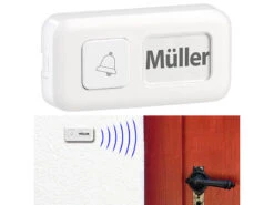Somikon Klingel:WLAN-Steckdosen-Empfänger & Kinetischer Klingelknopf, App, 100m, 80dB 23 Somikon Klingel:WLAN-Steckdosen-Empfänger & Kinetischer Klingelknopf, App, 100m, 80dB -Shop Für Smart-Home-Produkte zx5037 3