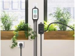 Revolt Universalthermostat:WLAN-Steckdosen-Thermostat Für 2 Geräte, Sensor, App,Versandrückläufer -Shop Für Smart-Home-Produkte zx5047 0