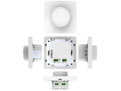 Luminea Home Control Smart Dimmer:2er-Set WLAN-Unterputz-Lichtschalter Mit Dreh- & Drück-Funktion, App -Shop Für Smart-Home-Produkte zx5073 13