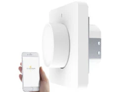 Luminea Home Control Smart Dimmer:2er-Set WLAN-Unterputz-Lichtschalter Mit Dreh- & Drück-Funktion, App -Shop Für Smart-Home-Produkte zx5073 15