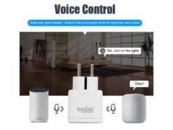 Luminea Home Control Smarte Steckdose:2er-Set WLAN-Steckdosen, Apple-HomeKit-zertifiziert, Sprachsteuerung -Shop Für Smart-Home-Produkte zx5134 10