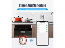 Luminea Home Control Smarte Steckdose:2er-Set WLAN-Steckdosen, Apple-HomeKit-zertifiziert, Sprachsteuerung -Shop Für Smart-Home-Produkte zx5134 11