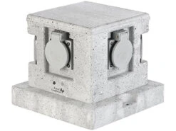 Royal Gardineer Steckdosenstein:4-fach-WLAN-Garten-Steckdose, App, Sprachbefehl, 16 A, 3.680 W, IP44 -Shop Für Smart-Home-Produkte zx5138 0