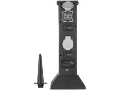 Royal Gardineer WLAN Gartensteckdose:4-fach-WLAN-Outdoor-Steckdosen-Säule, App, Sprachsteuerung, 16 A, IP44 -Shop Für Smart-Home-Produkte zx5139 2