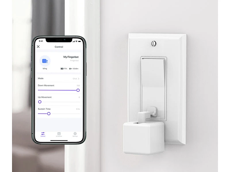 Luminea Home Control Funk-Schalter-Aufsätze:2er-Set Smarte Schalter-Aufsätze Für Kippschalter & Taster, Mit App 5 Luminea Home Control Funk-Schalter-Aufsätze:2er-Set Smarte Schalter-Aufsätze Für Kippschalter & Taster, Mit App – Bild 5