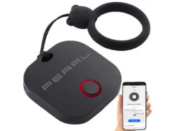 PEARL Koffer Alarm:4in1-Mini-Schlüsselfinder M. BT, App & GPS-Ortung, 80 DB, 4er-Set -Shop Für Smart-Home-Produkte zx5158 13 1