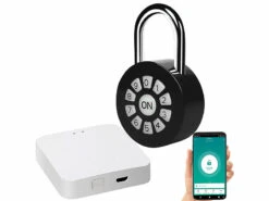Xcase WLAN Schloss:Metall-Vorhängeschloss Mit WLAN-Gateway, App, Bluetooth, IP65 -Shop Für Smart-Home-Produkte zx5221 4