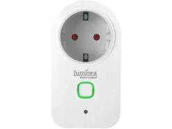 Luminea Home Control Dimmschalter-Steckdosen:2er Smarte WLAN-Dimmer-Steckdose Mit Phasenabschnittsdimmer Bis 200 W -Shop Für Smart-Home-Produkte zx5229 3