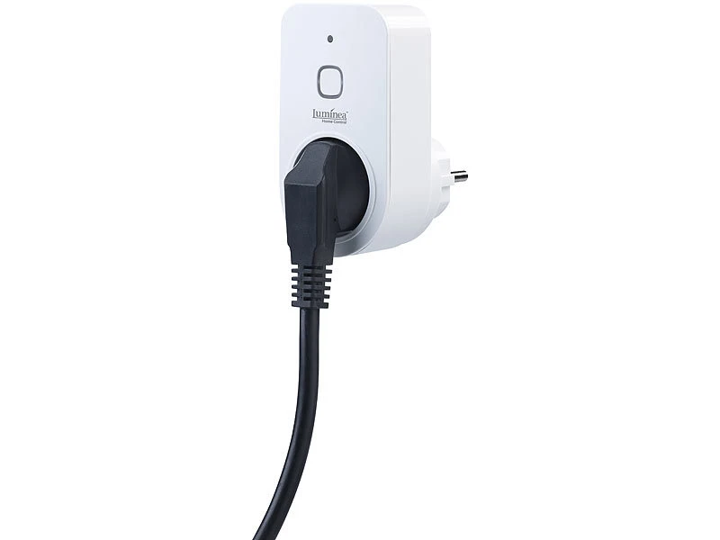 Luminea Home Control Dimmersteckdosen:3er Smarte WLAN-Dimmer-Steckdose Mit Phasenabschnittsdimmer Bis 200 W 6 Luminea Home Control Dimmersteckdosen:3er Smarte WLAN-Dimmer-Steckdose Mit Phasenabschnittsdimmer Bis 200 W – Bild 6